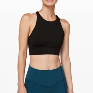 NWT Lululemon Ignite Sports Bra - Size 6 - Black